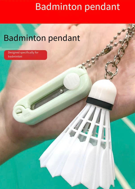 Retractable Keychain Scissors - Mini Badminton/String Cutter Tool