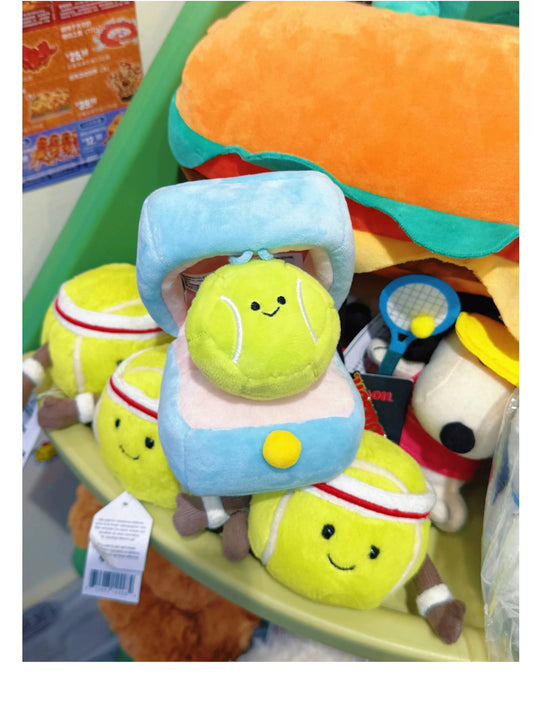Naisi Surprise Tennis Ring Box! A cute tennis toy that opens to reveal a hidden mini-doll inside.