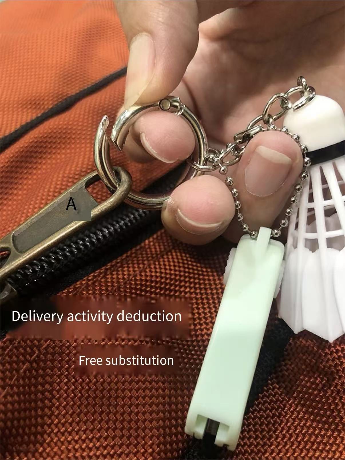 Retractable Keychain Scissors - Mini Badminton/String Cutter Tool