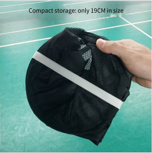 Foldable Badminton Racket Carry Bag - Portable, Mesh-Ventilated & Multi-Functional
