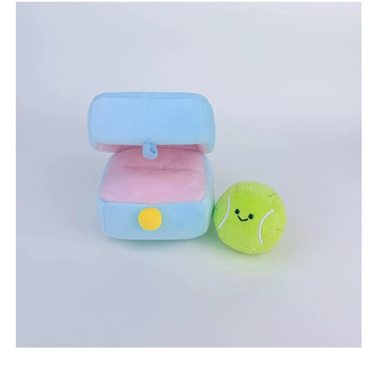 Naisi Surprise Tennis Ring Box! A cute tennis toy that opens to reveal a hidden mini-doll inside.