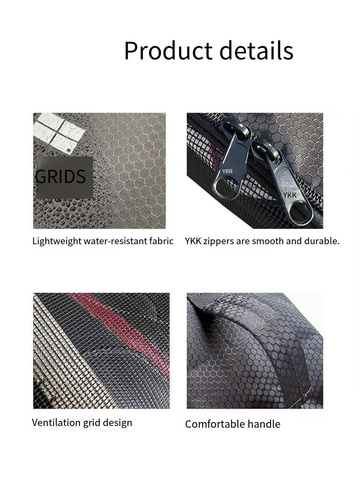 Professional Sports Shoe Bag - Breathable, Dry, Ventilated, Moisture-Proof, Odor-Resistant, Lightweight, Easy-Clean, Fits Mid/High-Top & Large Shoes